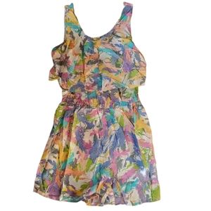 100% Silk Summer Romper by R89 Travel Dress